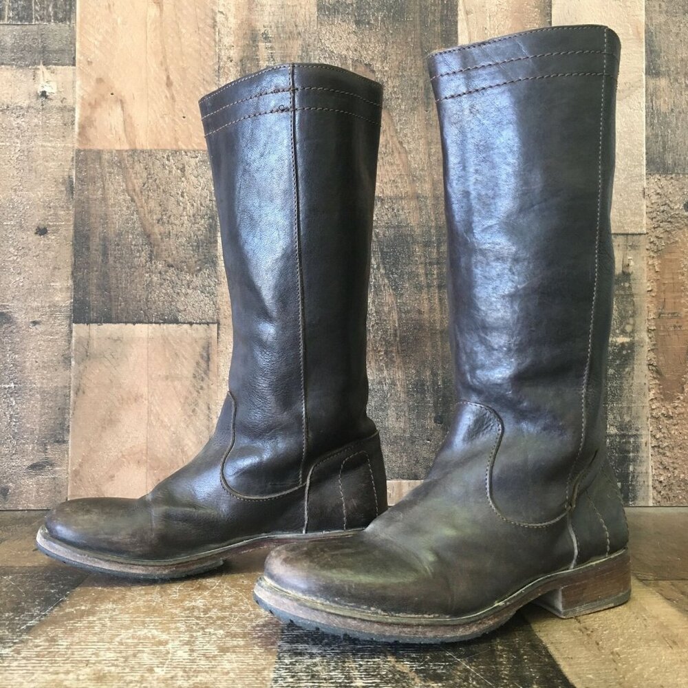 Fiorentini Baker Italy Classic Brown Campus Boots Womens EUR 35.5 US 5.5